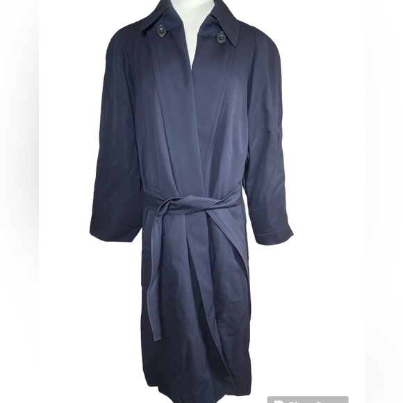 EUC AQUASCUTUM LIMITED EDITION WOMEN’S BELTED LONG COAT US 8 - Picture 3 of 8